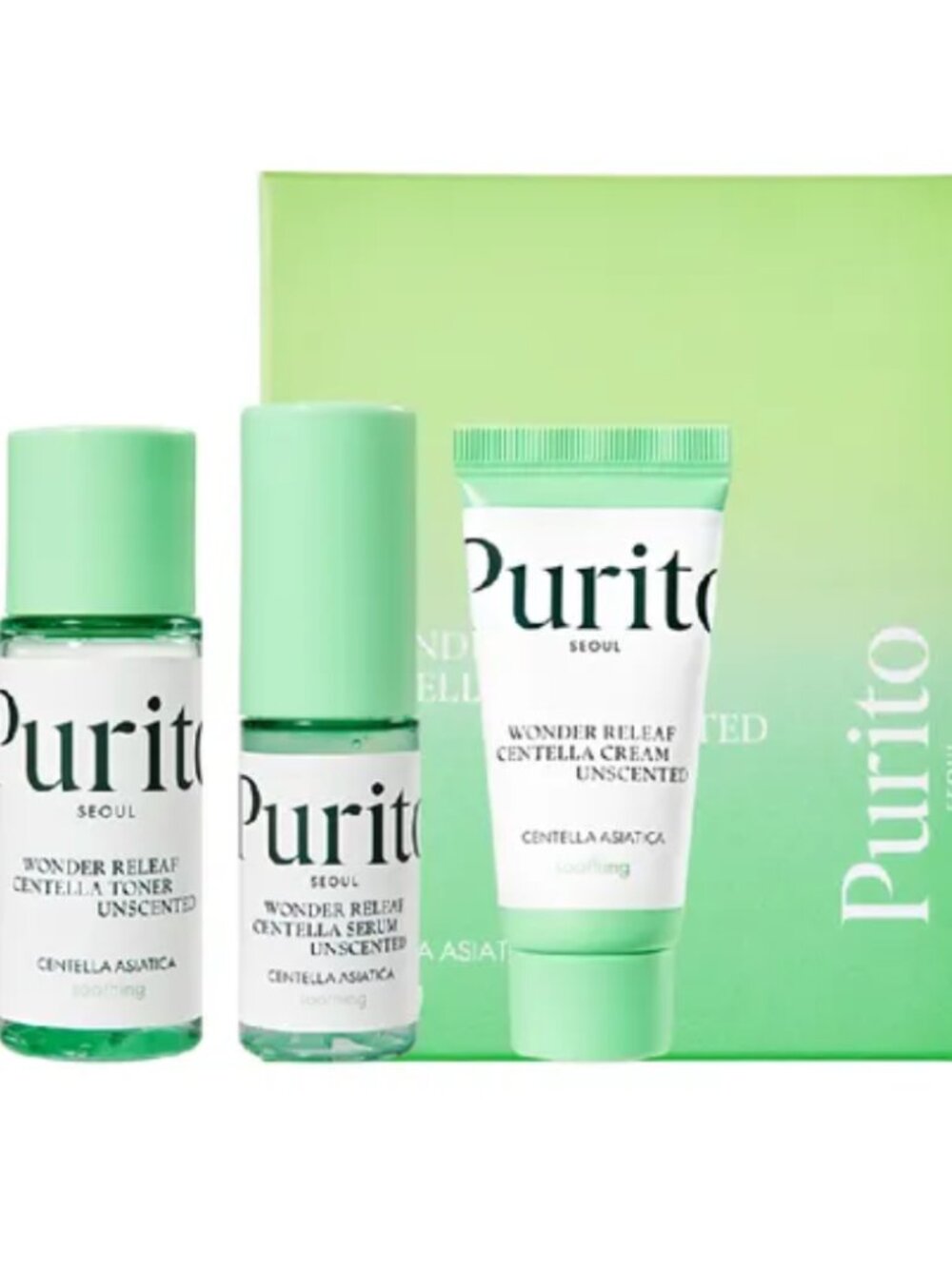 Purito SEOUL - Wonder Releaf Centella Mini Kit Unscented